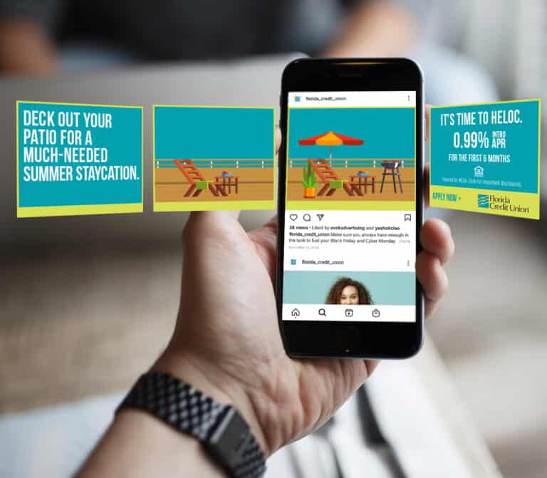 FLCU Social Media Mobile ad Campaign